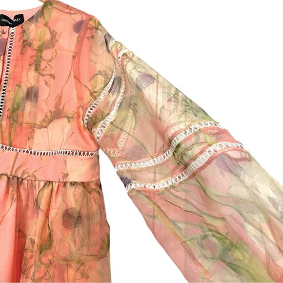 Cynthia Rowley Pink Floral Mini Dress - Picture 9 of 12